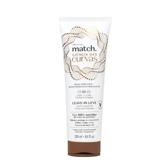 Match  Science of Curly Light Leave-in  | O Boticario