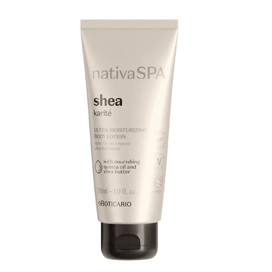 Nativa SPA Shea Karite Travel-Size Lotion 30ml |o Boticário
